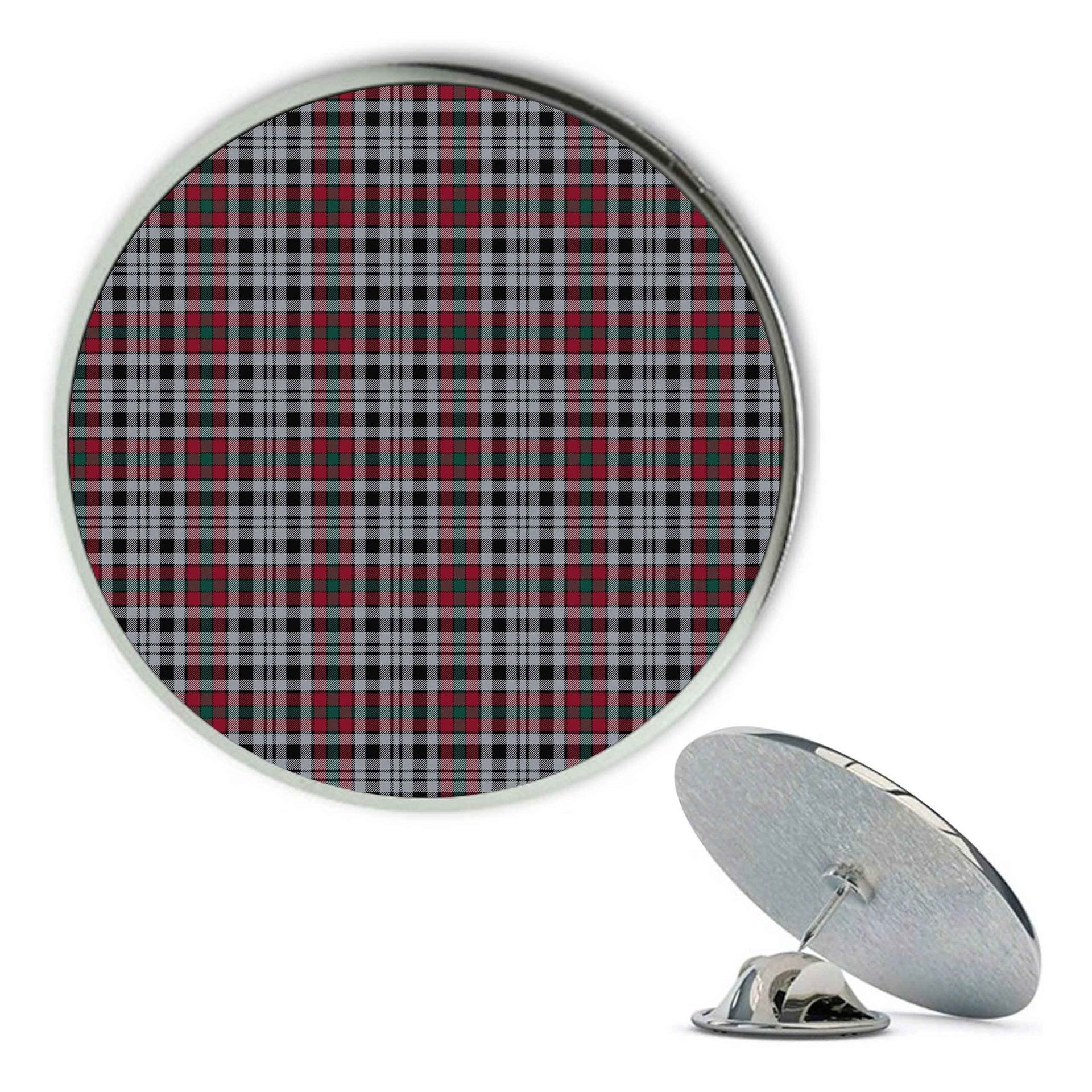 ScotsTee Shop Scottish Borthwick Dress Modern Metal Tartan Lapel Pin (5 pieces)