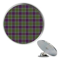 ScotsTee Shop Scottish Bowie Modern Metal Tartan Lapel Pin (5 pieces)