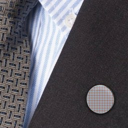ScotsTee Shop Scottish Boswell Dress Ancient Metal Tartan Lapel Pin (5 pieces)