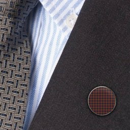 ScotsTee Shop Scottish Christie Metal Tartan Lapel Pin (5 pieces)