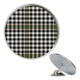 ScotsTee Shop Scottish Burns Check Modern Metal Tartan Lapel Pin (5 pieces)