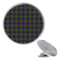 ScotsTee Shop Scottish Ayrshire Metal Tartan Lapel Pin (5 pieces)