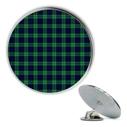 ScotsTee Shop Scottish Abercrombie SC Metal Tartan Lapel Pin (5 pieces)