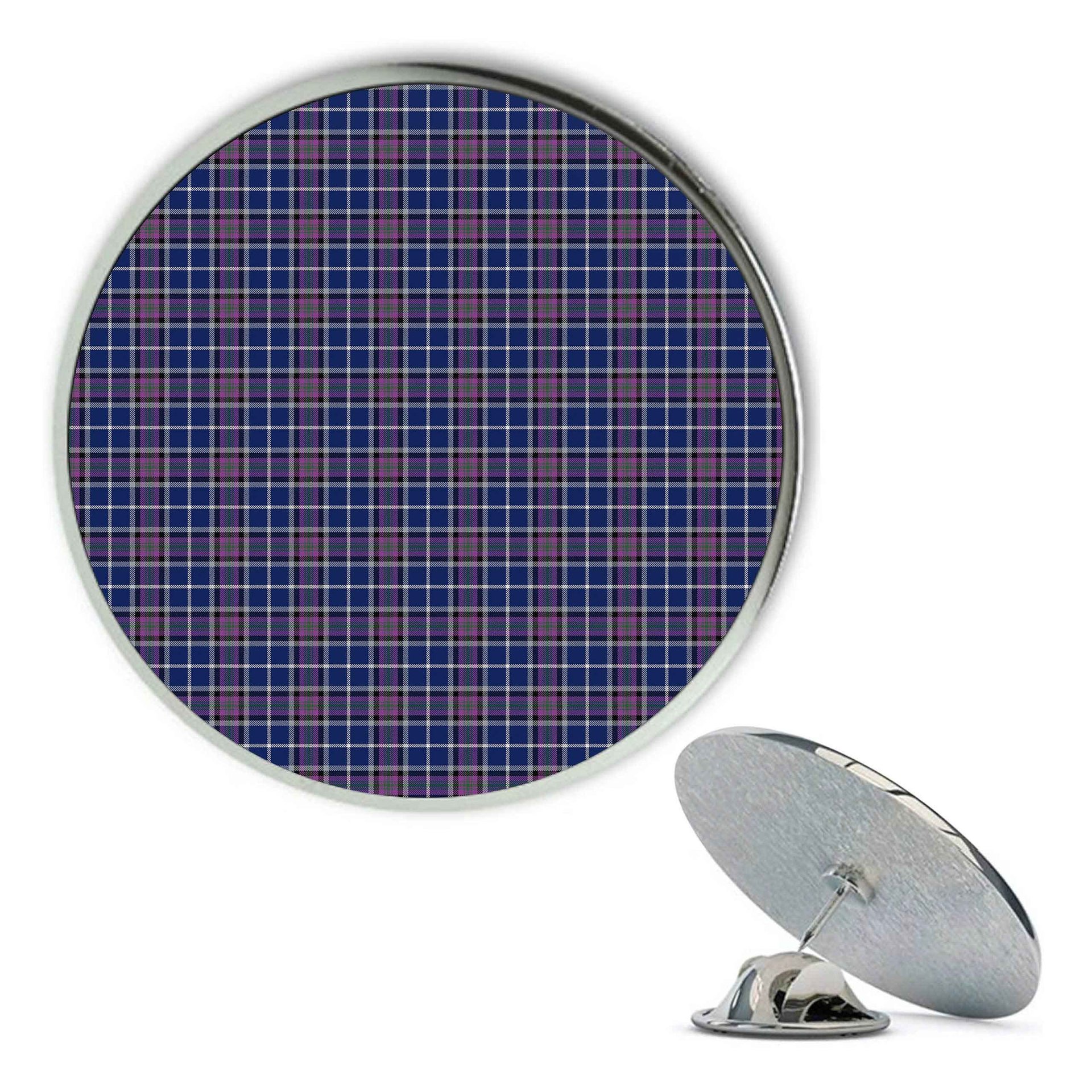 ScotsTee Shop Scottish Alexander of Menstry Modern Metal Tartan Lapel Pin (5 pieces)
