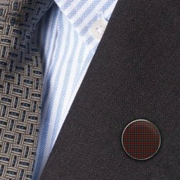 ScotsTee Shop Scottish Borthwick Hunting Metal Tartan Lapel Pin (5 pieces)