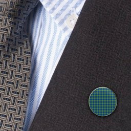 ScotsTee Shop Scottish Barclay Hunting Ancient Metal Tartan Lapel Pin (5 pieces)