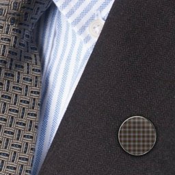 ScotsTee Shop Scottish Borthwick Dress Metal Tartan Lapel Pin (5 pieces)