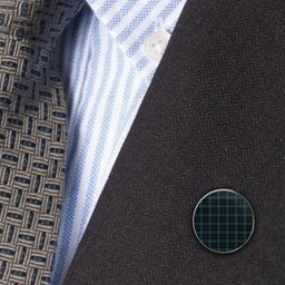 ScotsTee Shop Scottish Blair Modern Metal Tartan Lapel Pin (5 pieces)