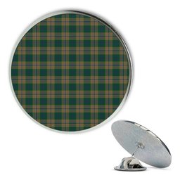 ScotsTee Shop Scottish Chisholm Colonial Metal Tartan Lapel Pin (5 pieces)