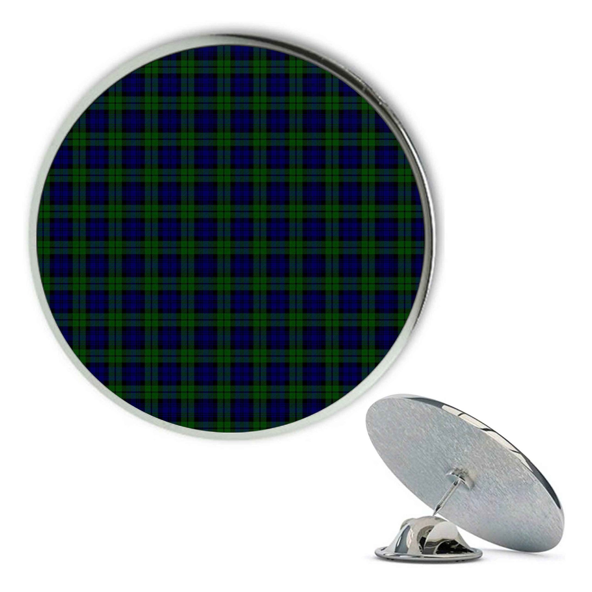 ScotsTee Shop Scottish Campbell Modern Metal Tartan Lapel Pin (5 pieces)