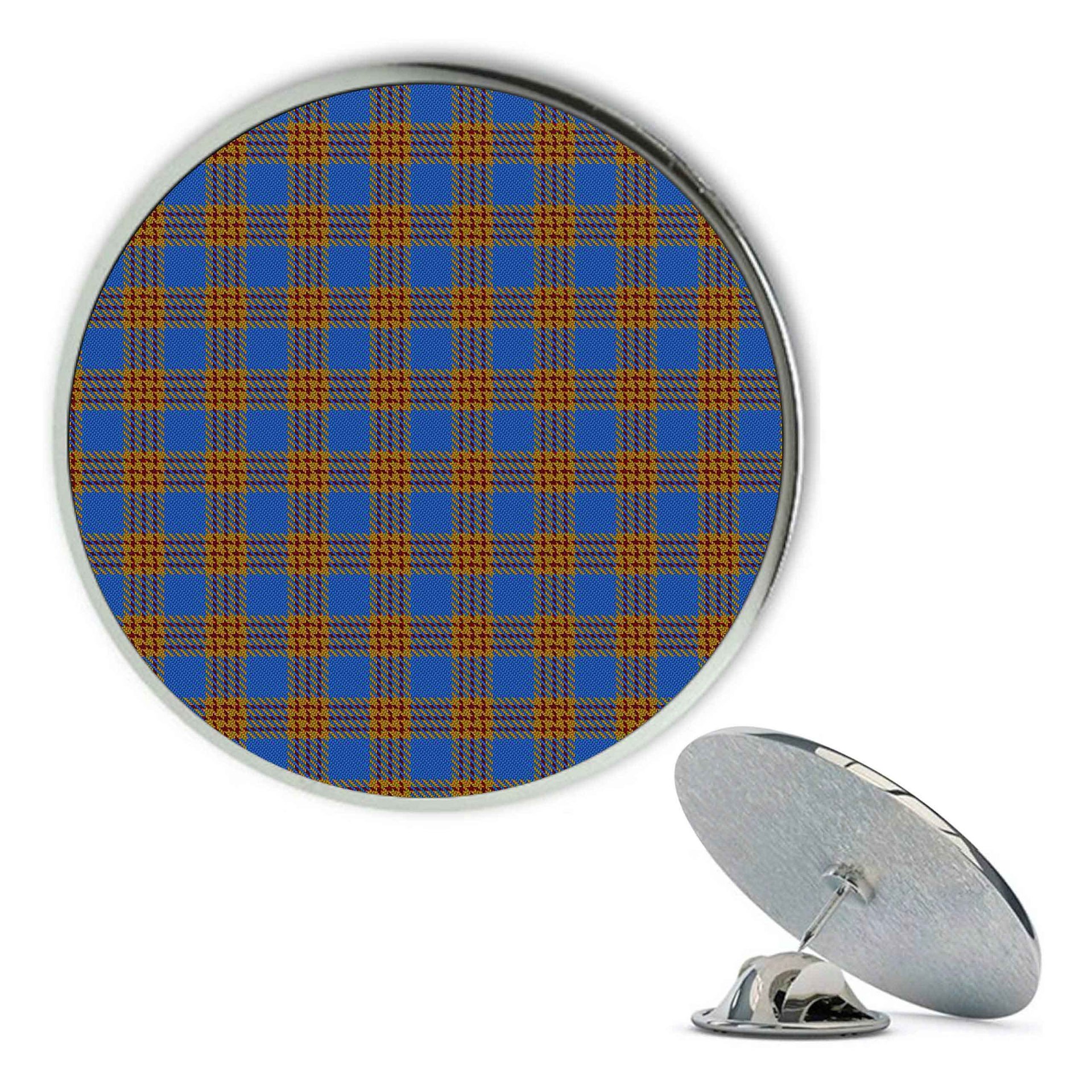 ScotsTee Shop Scottish Carlisle Ancient Metal Tartan Lapel Pin (5 pieces)