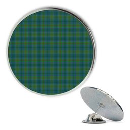 ScotsTee Shop Scottish Cranstoun Modern Metal Tartan Lapel Pin (5 pieces)