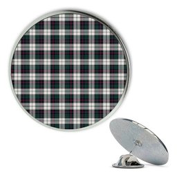 ScotsTee Shop Scottish Campbell of Cawdor Dress Modern Metal Tartan Lapel Pin (5 pieces)