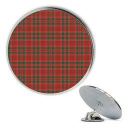 ScotsTee Shop Scottish Dalzell Ancient Metal Tartan Lapel Pin (5 pieces)