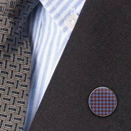 ScotsTee Shop Scottish Dalmahoy Metal Tartan Lapel Pin (5 pieces)