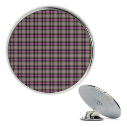 ScotsTee Shop Scottish Dundee Pink Variation Ancient Clan Metal Tartan Lapel Pin (5 pieces)