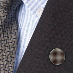 ScotsTee Shop Scottish Fraser Dress Metal Tartan Lapel Pin (5 pieces)
