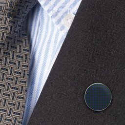 ScotsTee Shop Scottish Ferguson 1819 Metal Tartan Lapel Pin (5 pieces)