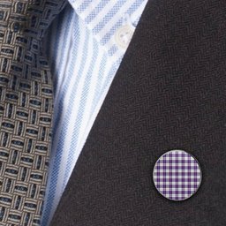 ScotsTee Shop Scottish Dunlop Dress Modern Metal Tartan Lapel Pin (5 pieces)