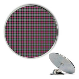 ScotsTee Shop Scottish Dundee Pink Variation Modern Clan Metal Tartan Lapel Pin (5 pieces)