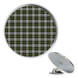 ScotsTee Shop Scottish Gillies Dress Green Metal Tartan Lapel Pin (5 pieces)