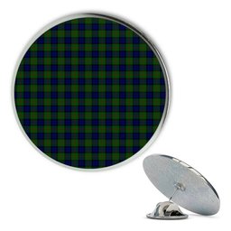 ScotsTee Shop Scottish Dundas Modern Metal Tartan Lapel Pin (5 pieces)