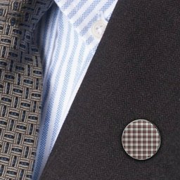 ScotsTee Shop Scottish Dunbar Plaid Ancient Metal Tartan Lapel Pin (5 pieces)