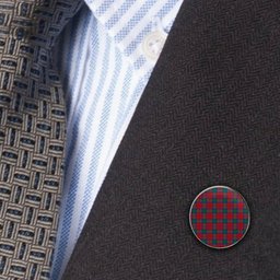ScotsTee Shop Scottish Fotheringhame Metal Tartan Lapel Pin (5 pieces)
