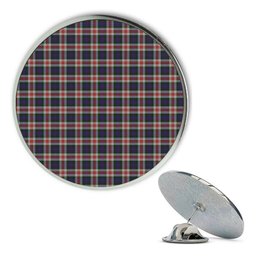 ScotsTee Shop Scottish Fraser Red Dress Metal Tartan Lapel Pin (5 pieces)