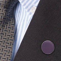 ScotsTee Shop Scottish Donald Dress Modern Metal Tartan Lapel Pin (5 pieces)