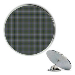 ScotsTee Shop Scottish Douglas Green Ancient Metal Tartan Lapel Pin (5 pieces)