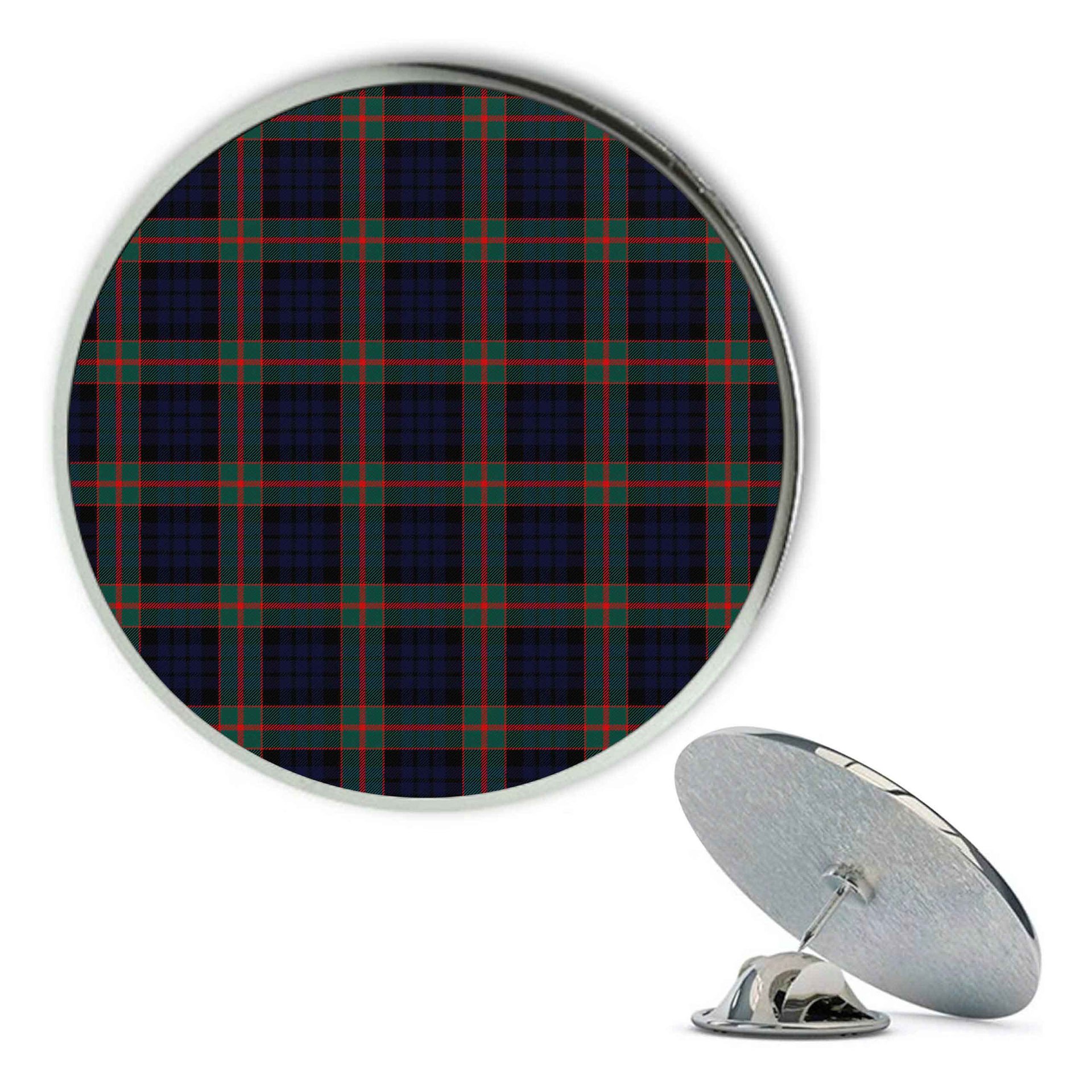 ScotsTee Shop Scottish Fletcher of Dunans Modern Metal Tartan Lapel Pin (5 pieces)