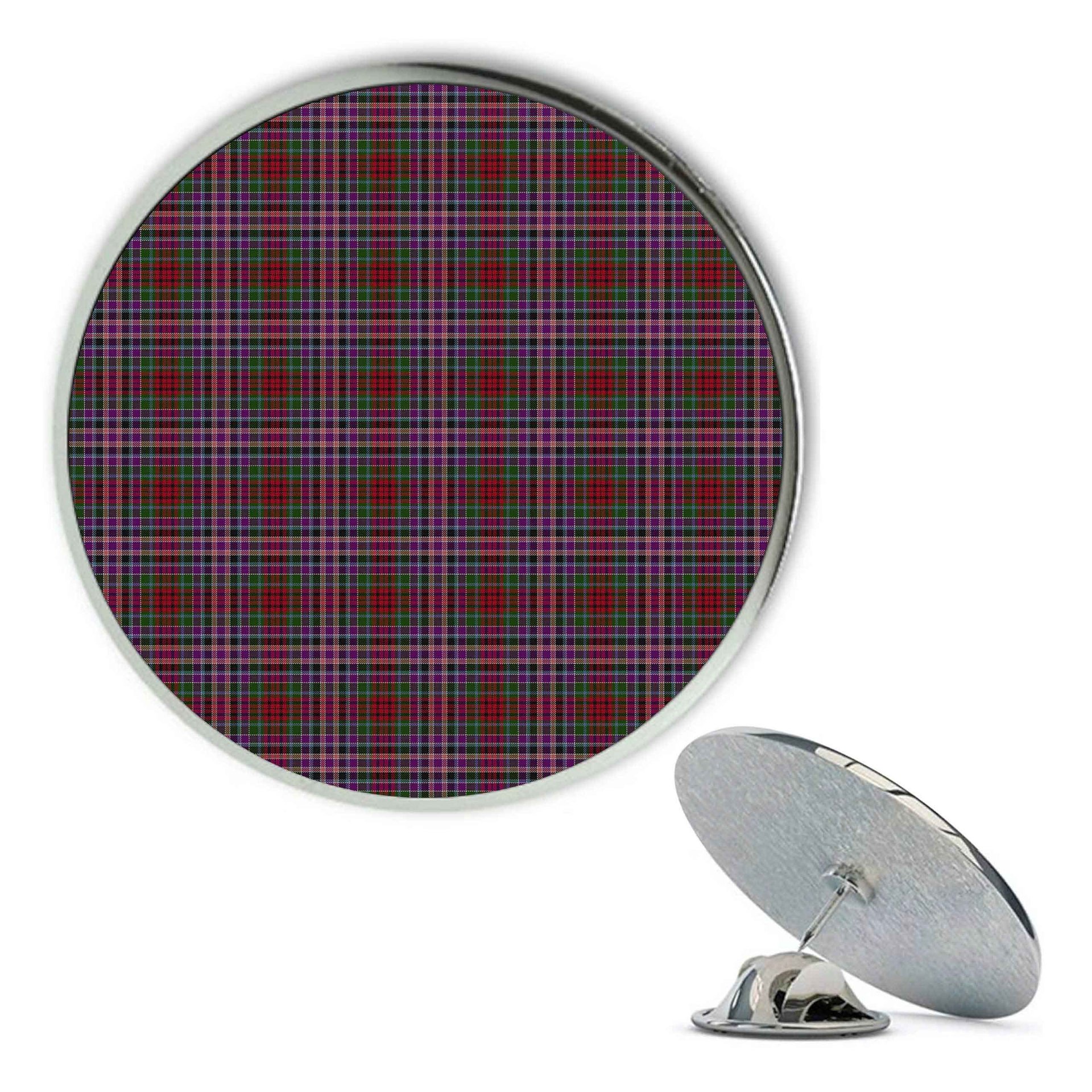 ScotsTee Shop Scottish Gordon Red 1819 Metal Tartan Lapel Pin (5 pieces)