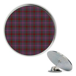 ScotsTee Shop Scottish Gordon Red 1819 Metal Tartan Lapel Pin (5 pieces)