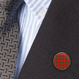 ScotsTee Shop Scottish McAulay Modern Metal Tartan Lapel Pin (5 pieces)