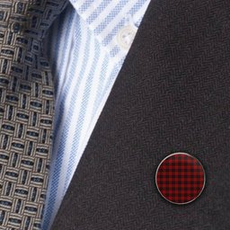ScotsTee Shop Scottish McLeod of Raasay Metal Tartan Lapel Pin (5 pieces)