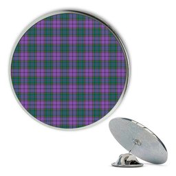 ScotsTee Shop Scottish Wardlaw Ancient Metal Tartan Lapel Pin (5 pieces)