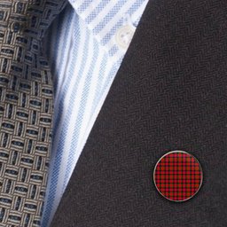 ScotsTee Shop Scottish Macnaghten Modern Metal Tartan Lapel Pin (5 pieces)