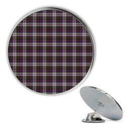 ScotsTee Shop Scottish MacDonald Dress 2 Metal Tartan Lapel Pin (5 pieces)