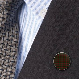 ScotsTee Shop Scottish Murdoch Dalgliesh Metal Tartan Lapel Pin (5 pieces)