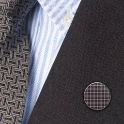 ScotsTee Shop Scottish MacPherson Dress 1 Metal Tartan Lapel Pin (5 pieces)