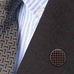 ScotsTee Shop Scottish Stewart Black Modern Metal Tartan Lapel Pin (5 pieces)
