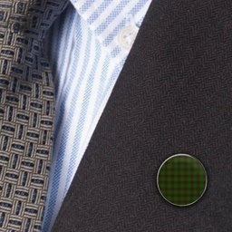ScotsTee Shop Scottish McAlister of Glenbarr Hunting Metal Tartan Lapel Pin (5 pieces)