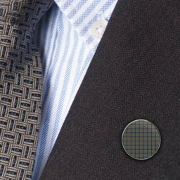 ScotsTee Shop Scottish MacTavish Hunting Ancient Metal Tartan Lapel Pin (5 pieces)