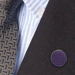 ScotsTee Shop Scottish Yarns to Yearn For Metal Tartan Lapel Pin (5 pieces)