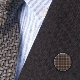 ScotsTee Shop Scottish MacRae Hunting Weathered Metal Tartan Lapel Pin (5 pieces)