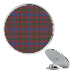 ScotsTee Shop Scottish Laing Artefact Ancient Metal Tartan Lapel Pin (5 pieces)