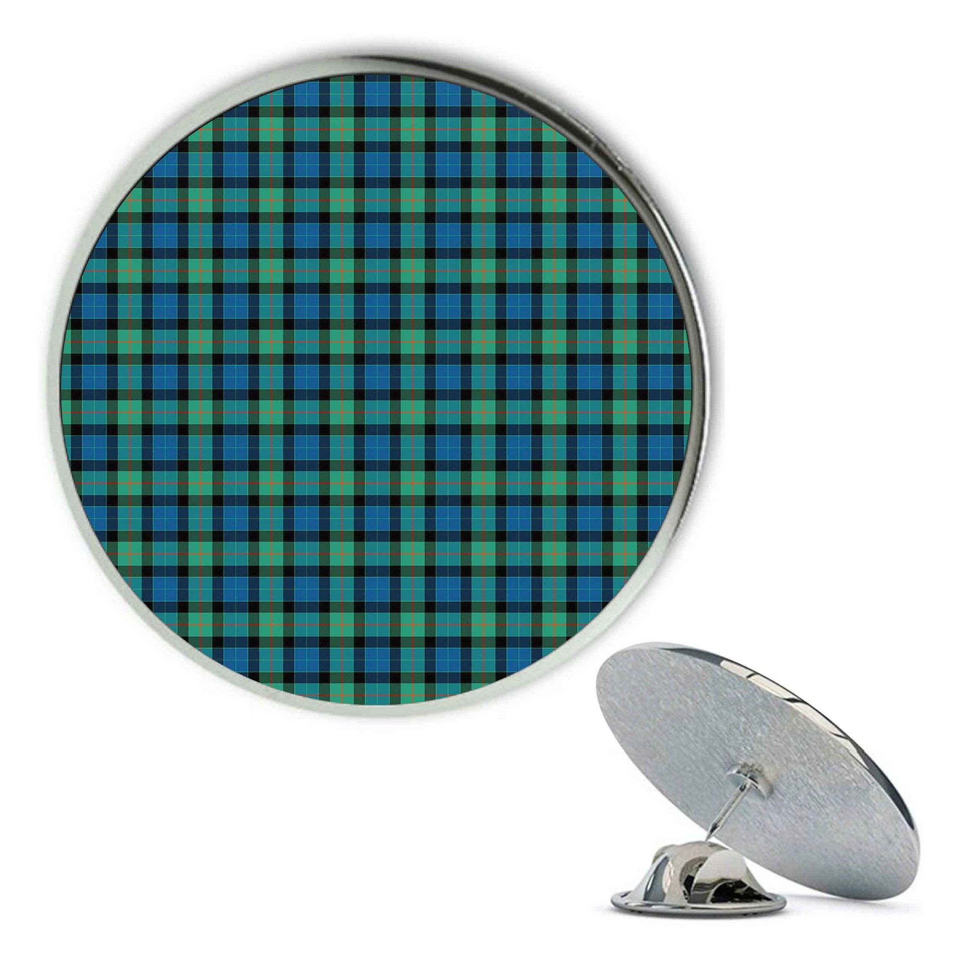 ScotsTee Shop Scottish Gunn Ancient Metal Tartan Lapel Pin (5 pieces)