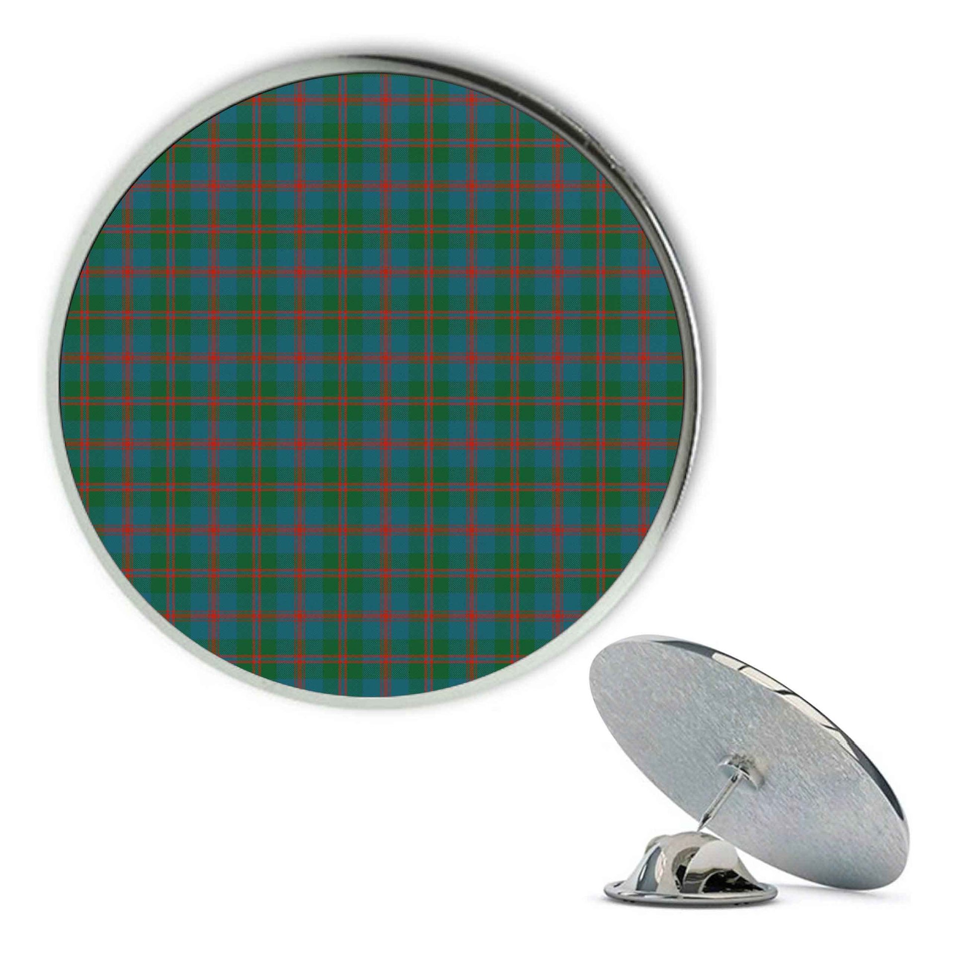 ScotsTee Shop Scottish Robertson of Struan Ancient Metal Tartan Lapel Pin (5 pieces)