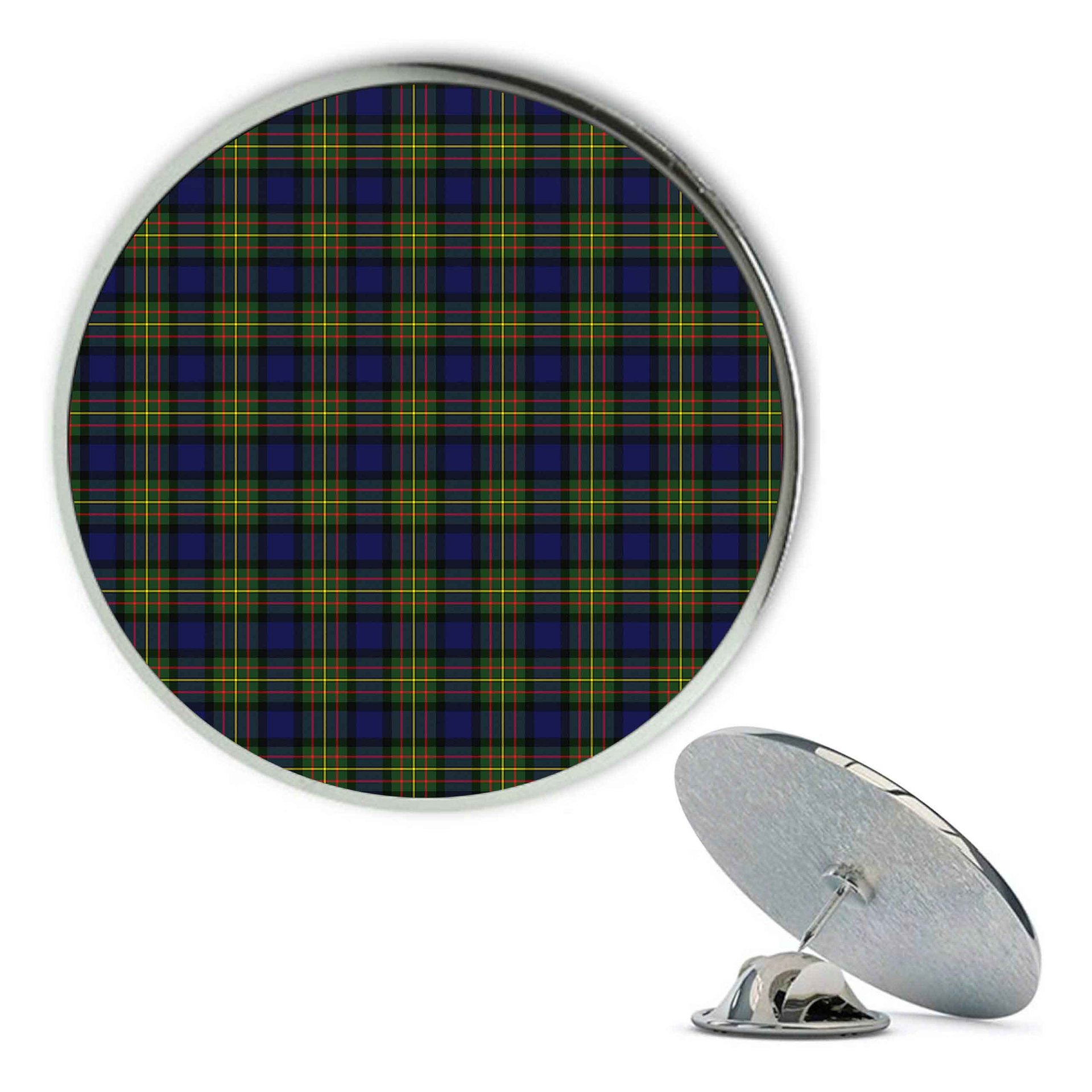 ScotsTee Shop Scottish MacLaren Modern Metal Tartan Lapel Pin (5 pieces)